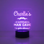 Little Man's Cave multi colour LED sign
