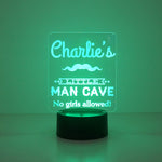 Little Man's Cave multi colour LED sign