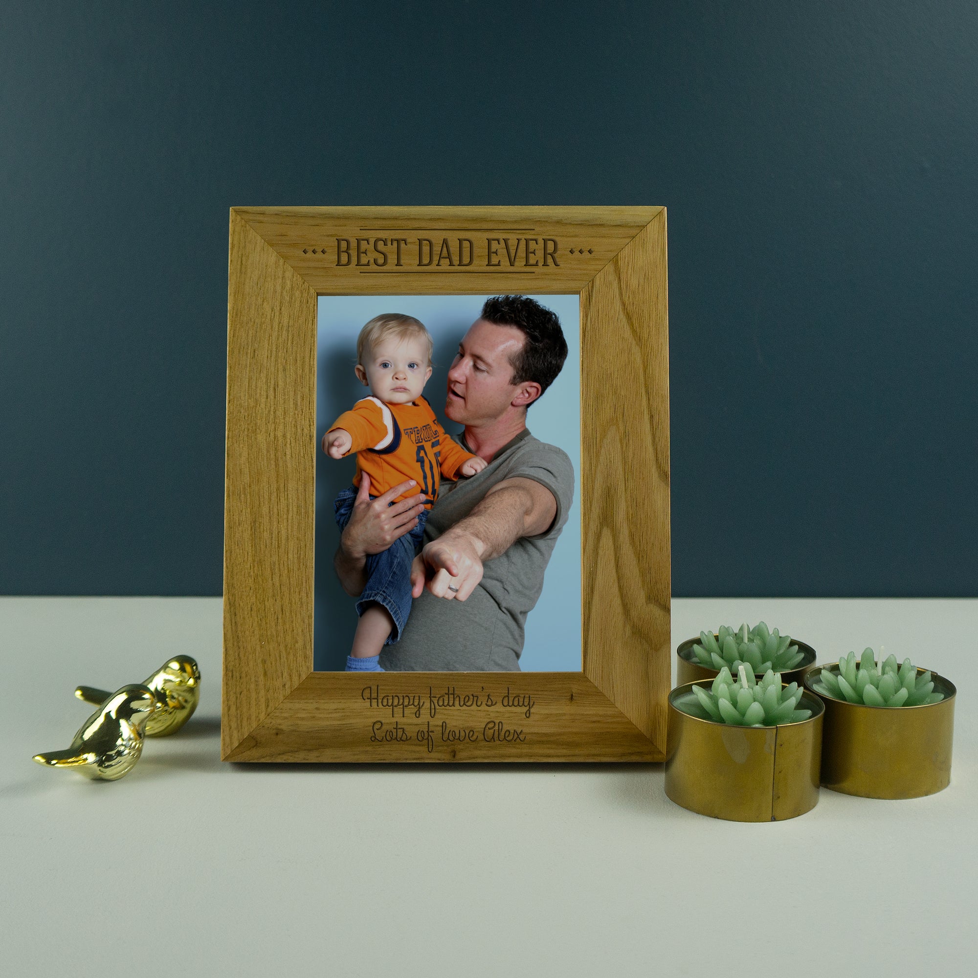 Best dad ever photo frame