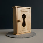 Wooden key locker box