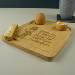 Queens Guard personalised egg and toast board