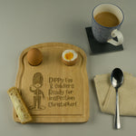 Queens Guard personalised egg and toast board