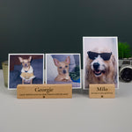 Personalised Dog Memorial photo block