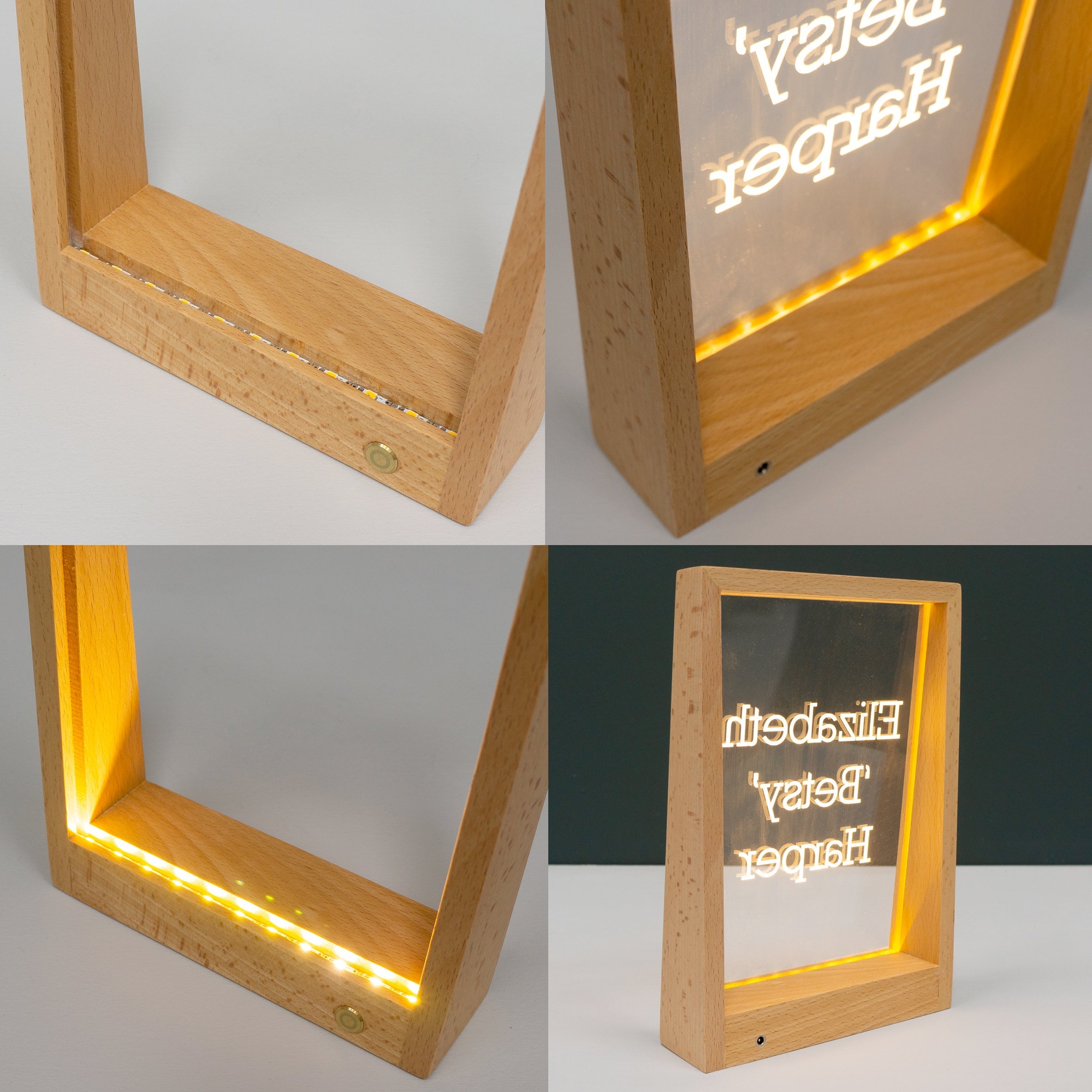 Wireless personalised Queen Bee light up LED sign