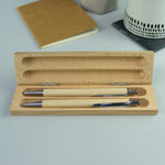 Personalised 21st birthday wooden pen set. 2002 birth year gift