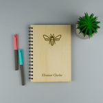 Vector animal wooden note book