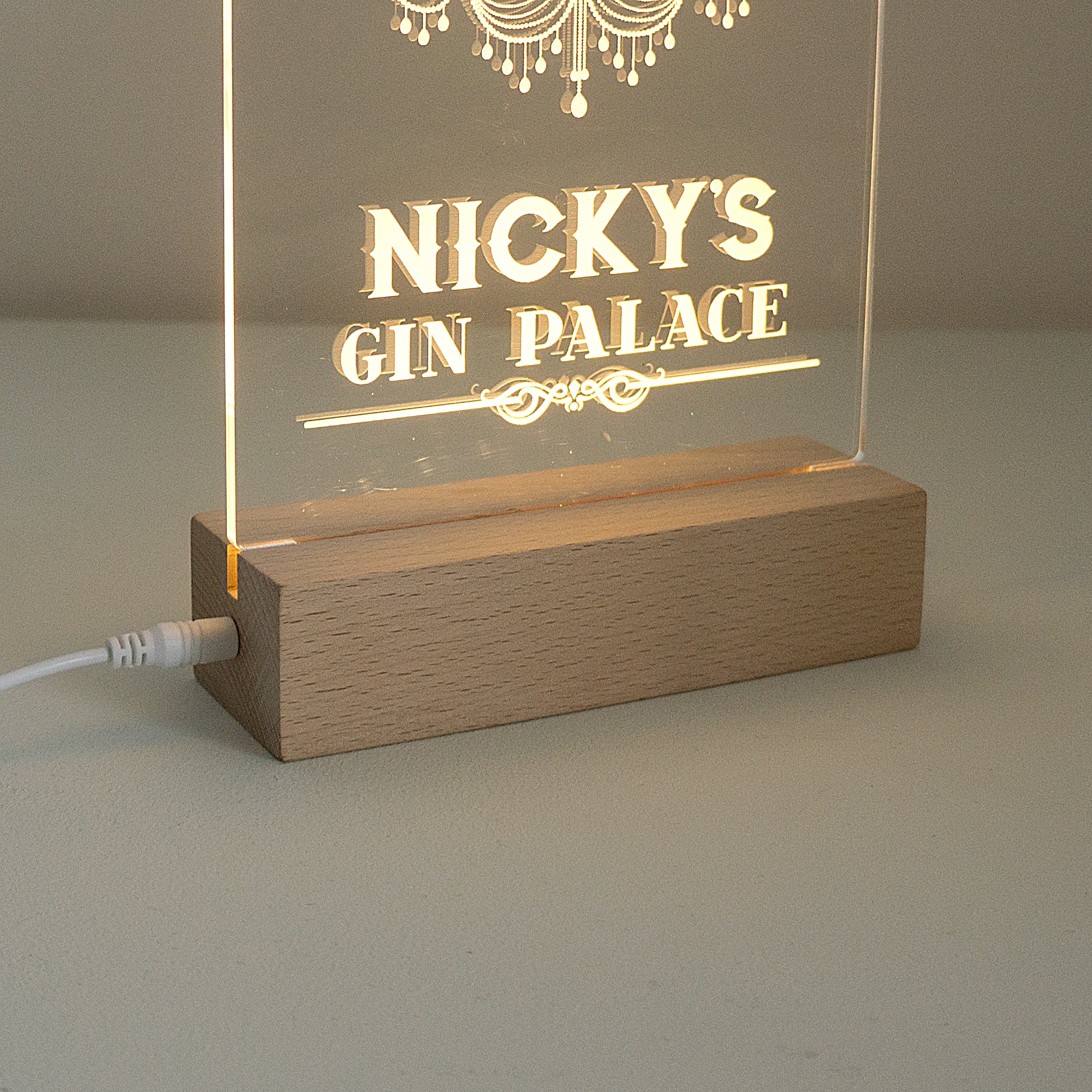 Gin Palace LED sign