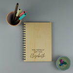 Motivational personalised note book