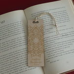 Mandala flower design bookmark