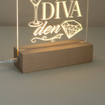 Diva Den LED sign