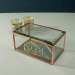 Glass trinket box
